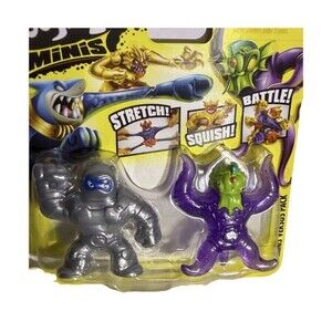 Heroes of Goo Jit Zu Minis Pantaro VS Orbitox Versus Pack Stretch Figure